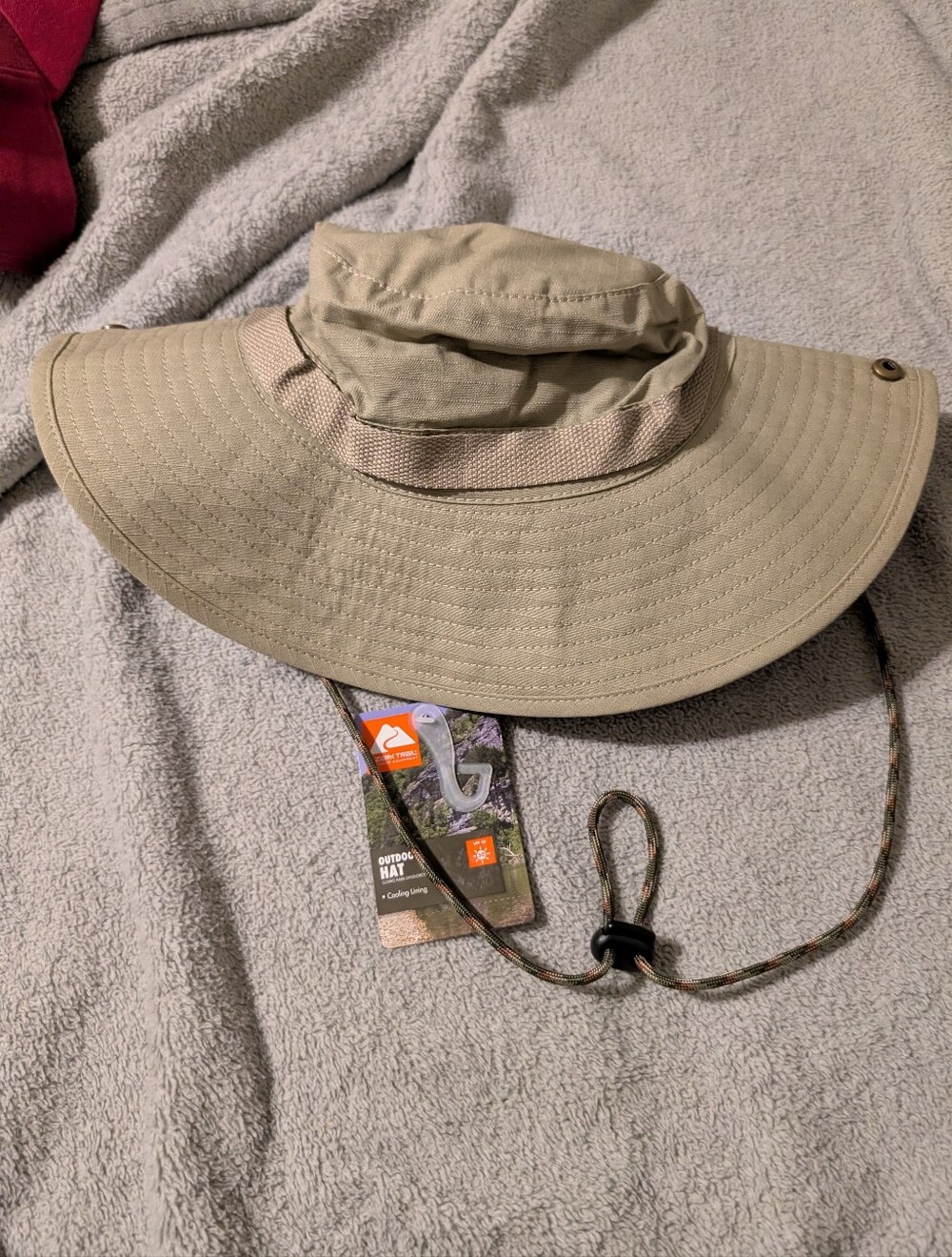 Ozark Trail Men's Wide-Brim Sun Hat - Khaki